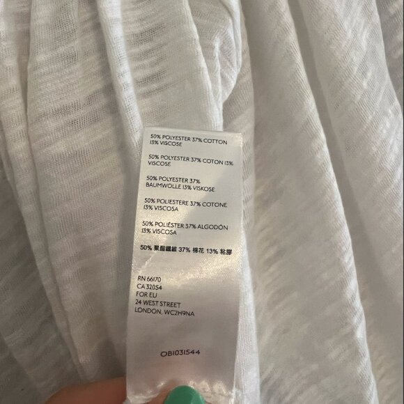 NWOT Free People Sweet Goodbye Square Neck White Top - Picture 5 of 5